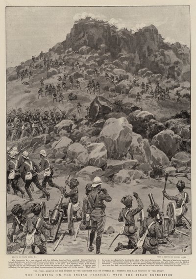 La Lucha en la Frontera India, con la Expedición Tirah de Frank Dadd